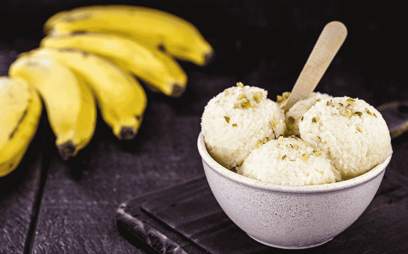 Sorvete de Banana para Bebê: Sabor Natural e Sem Açúcar